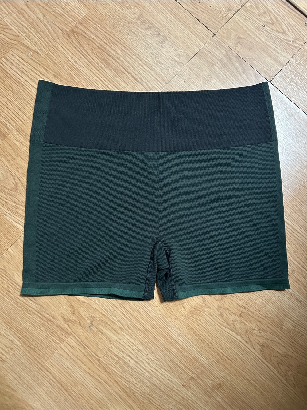 Outdoor Voices Dark Green Bike Shorts